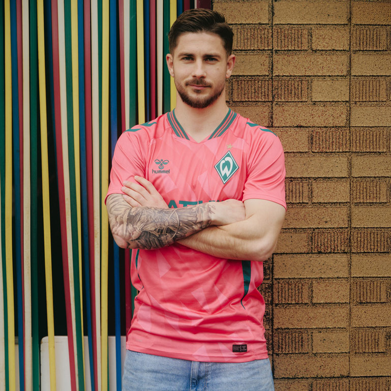 Werder Trikot in pink Saison 2026/2027